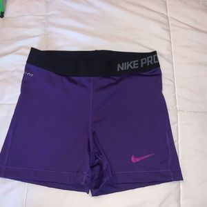 Nike pro athletic shorts